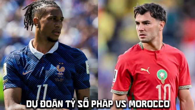 Dự đoán tỷ số Pháp vs Morocco 3h00 ngày 10/7 - Nhận định bóng đá World Cup 2026 hôm nay