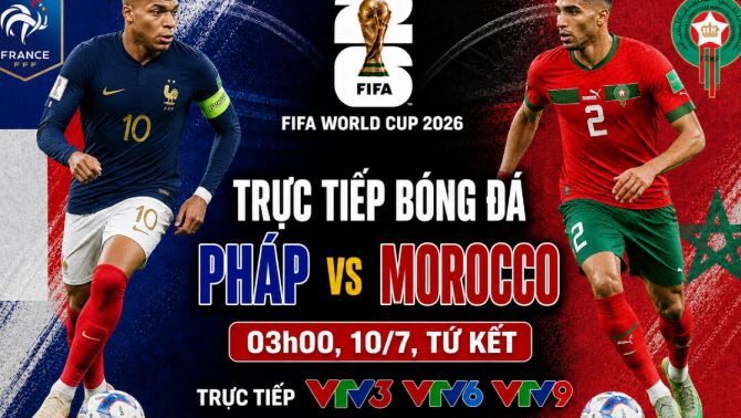 Kết quả bóng đá, tỷ số Pháp vs Ma Rốc - Tứ kết World Cup 2026: Kylian Mbappe nhận trái đắng?