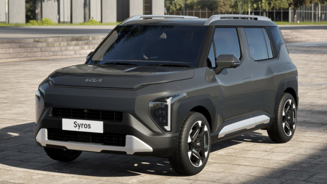 Kia Syros bản thuần điện lộ thông số: Cùng cỡ Venue và Raize, phạm vi 520 km, bảo hành pin trọn đời