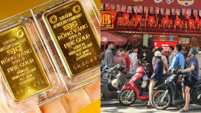 Giá vàng hôm nay 10/7 chốt phiên: Vàng SJC nhẫn 9999 'phi nước đại', cửa hàng tung chiêu hút khách