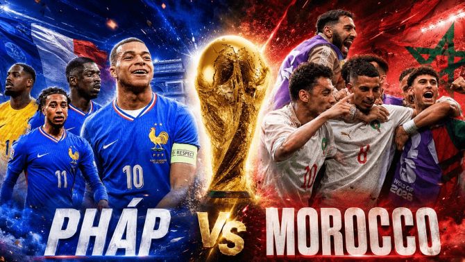 Kết quả bóng đá Pháp vs Maroc hôm nay 10/7 - Tứ kết World Cup 2026: Mbappe, Dembele thay nhau lập công?