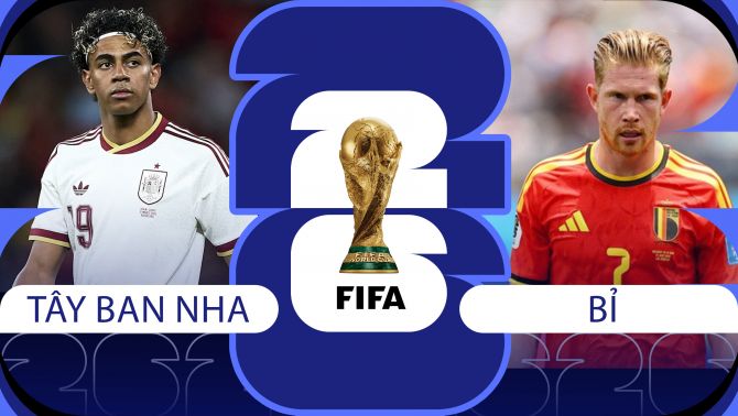 Nhận định bóng đá, dự đoán tỷ số Tây Ban Nha vs Bỉ, 2h ngày 11/7 -Tứ kết World Cup 2026: Yamal 'đại chiến' Bruyne