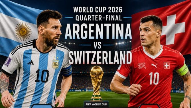 Dự đoán tỷ số, kết quả Argentina vs Thụy Sĩ 8h ngày 12/7 - Tứ kết World Cup 2026: Messi khiến Xhaka rơi lệ?