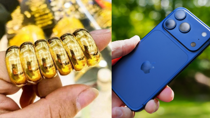 Giá vàng hôm nay tối 11/7: Vàng SJC, vàng 9999 neo cao bất chấp biến động thế giới, giá iPhone 17 Pro có rẻ?