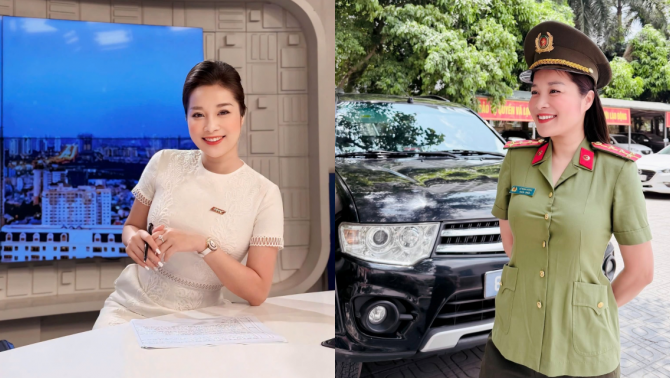 Mỹ nhân Nhật Ký Vàng Anh 40 tuổi thăng quân hàm đại úy công an, cuộc sống hiện tại vạn người ao ước
