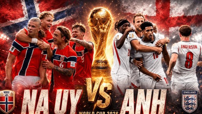 Kết quả bóng đá Anh vs Na Uy hôm nay 12/7 - Tứ kết World Cup 2026: Rượt đuổi kịch tính, Tam Sư vượt khó