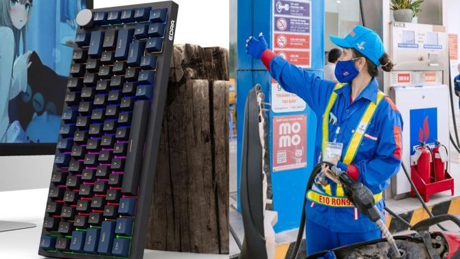 Giá xăng E10 ngày 13/7 giảm hơn 1.000 đồng ngay đầu tháng, giá bàn phím gaming E-Dra chạm đáy