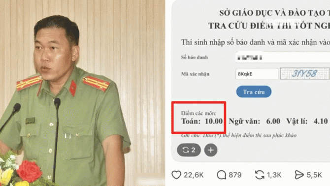 Tố 'thủ khoa thi thử khối A00' ở Cà Mau dùng điện thoại trong phòng thi: CA tìm ra thông tin gây sốt về người phản ánh