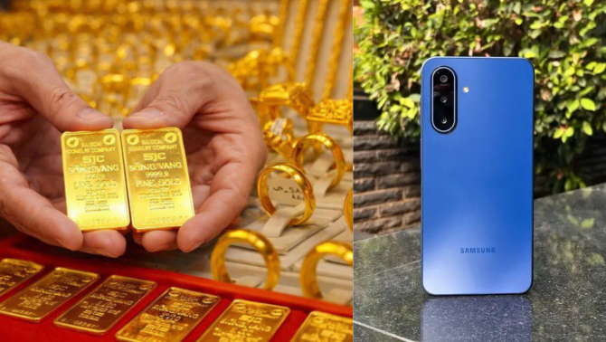 Giá vàng hôm nay tối 15/7: Bất ngờ tăng cả triệu đồng/lượng cắt chuỗi giảm 2 ngày liên tiếp, giá Samsung A17 rẻ bèo