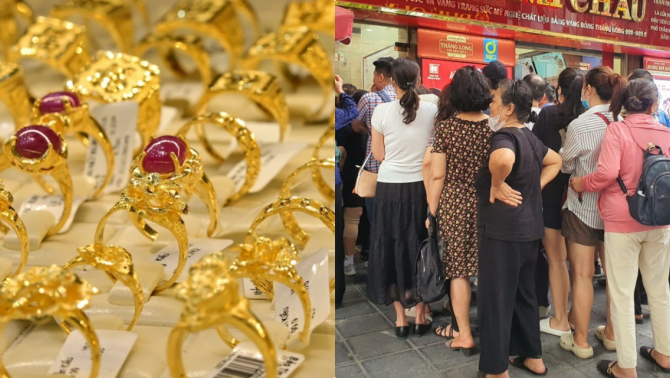 Bảng giá vàng hôm nay 17/7: Vàng SJC vàng nhẫn 9999 'bật chế độ đi lùi', chờ hòa vốn cũng khó khăn?