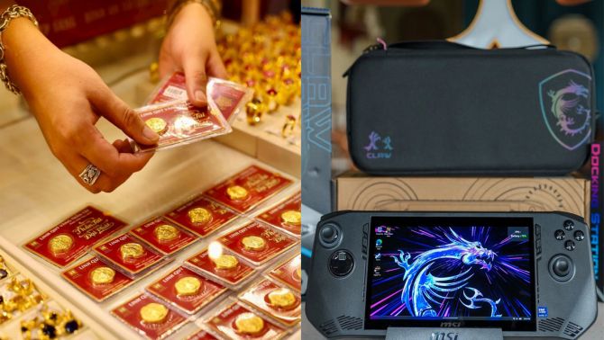Giá vàng trưa 16/7: SJC biến động, loạt thương hiệu đứng giá, máy chơi game MSI Claw giá ra sao?