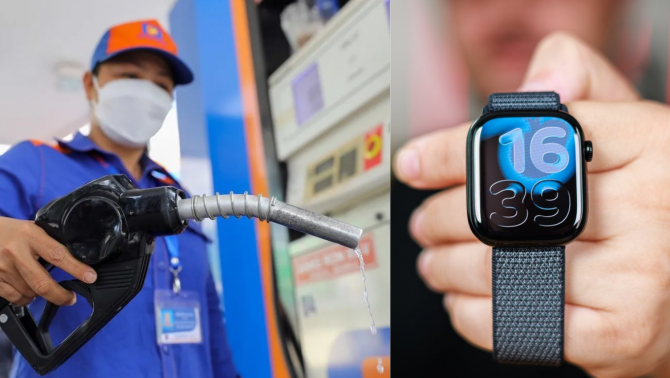 Giá xăng dầu hôm nay 17/7: Giá xăng E5 tăng hơn 600 đồng mỗi lít, bảng giá Apple Watch 11 có giảm?