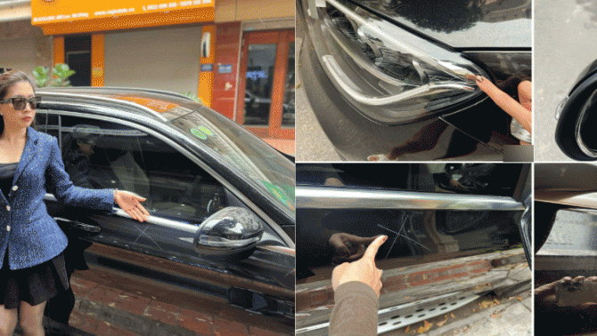 Lý do phải hoãn phiên tòa xét xử vụ người phụ nữ chửi bới, cào xước ô tô Mercedes ngay sát nút