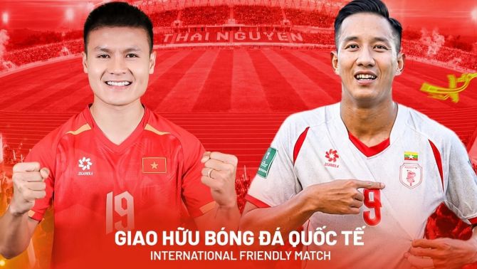 Link xem TRỰC TIẾP bóng đá ĐT Việt Nam vs Myanmar hôm nay 18/7 - Kênh phát sóng giao hữu ĐT Việt Nam