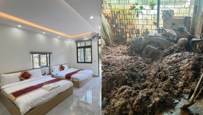 Chủ khách sạn mở cửa miễn phí, sẵn sàng đón người dân vùng sạt lở: Bà con cứ tự nhiên như ở nhà