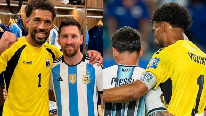 Hé lộ món quà đặc biệt Messi dành tặng thủ môn tuyển Cape Verde
