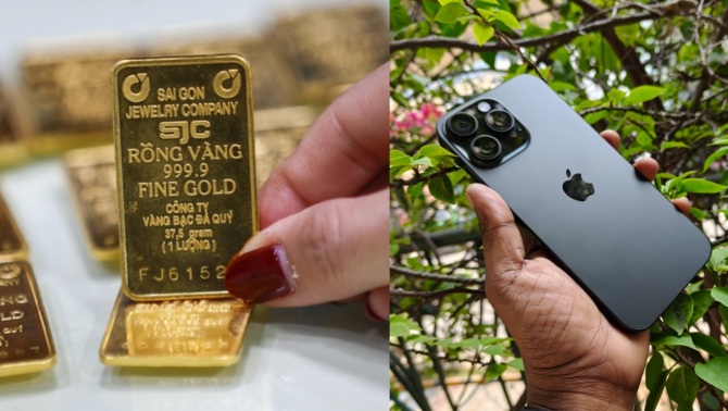 Giá vàng hôm nay trưa 20/7 nối tiếp chuỗi giảm, lao dốc ngay phiên đầu tuần, giá iPhone 16 Pro Max có rẻ?  