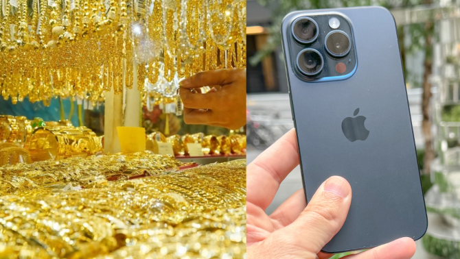 Giá vàng hôm nay tối 20/7 giảm sốc tới 2 triệu đồng/lượng, giá iPhone 15 Pro cũ rẻ kỷ lục