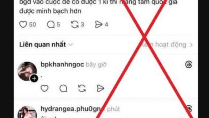 Công an tỉnh Ninh Bình thông tin nóng kết quả xác minh vụ tố cáo gian lận thi tốt nghiệp THPT
