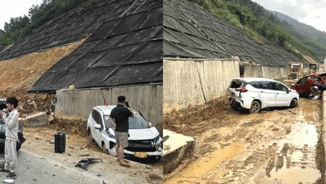 Hiện trường vụ tài xế xe tải gây tai nạn liên hoàn 9 ô tô trên cao tốc: Xe hỏng nằm rải rác mặt đường, dưới mương