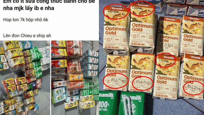 Phụ huynh phẫn nộ khi thấy bài đăng nghi cô giáo mầm non lén gom sữa của nhiều học sinh đem bán trên MXH