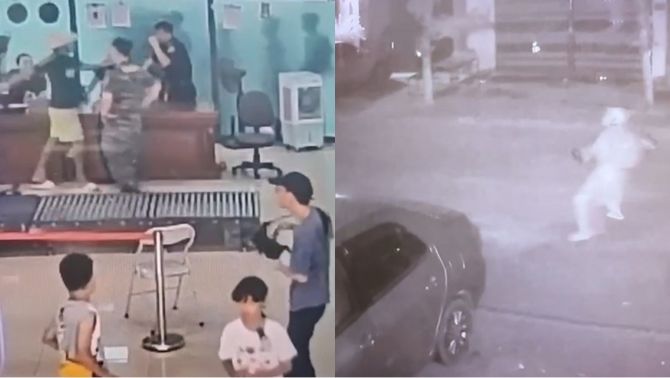 Cán bộ hải quan Lào Cai bị đe dọa bằng hung khí, tạt chất bẩn vào nhà để trả thù, công bố trích xuất camera