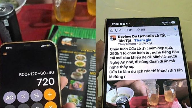Chủ quán bán bát cháo lươn giá 250.000 đồng ở Cửa Lò kể lại sự tình, nhiều người vội vàng ‘quay xe’