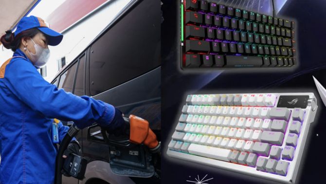 Giá xăng dầu tối 24/7: Dầu diesel tăng mạnh hơn 2.400 đồng, bàn phím gaming Asus giá có rẻ?