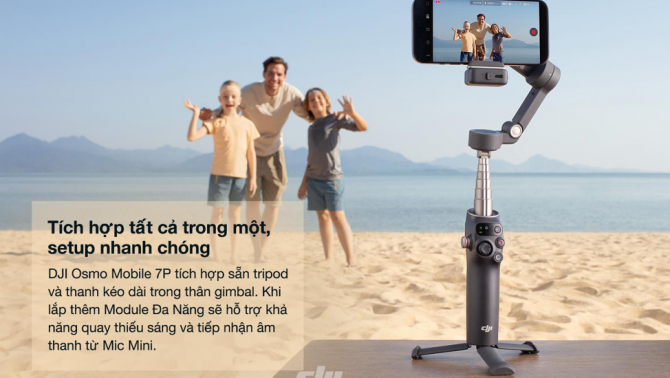 Gimbal DJI có đủ nhỏ gọn để mang theo trong mỗi chuyến đi?