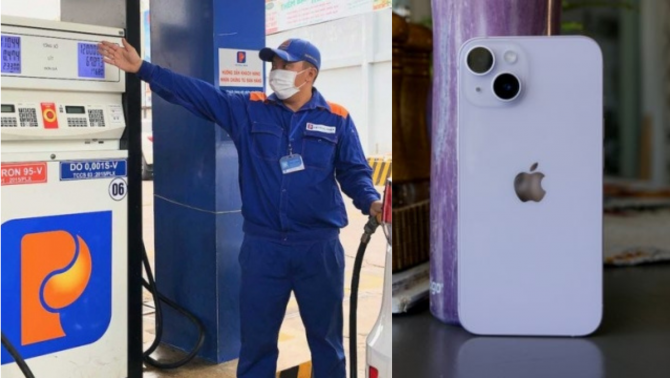 Giá xăng dầu hôm nay chiều 24/7: Xăng E5, E10 tăng đồng loạt, dầu thế giới neo cao, giá iPhone 14 rẻ bèo
