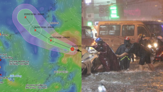Tin bão mới nhất 24/7: Bão Noul chính thức hình thành, tiến vào Biển Đông gây mưa lớn cho Bắc Bộ