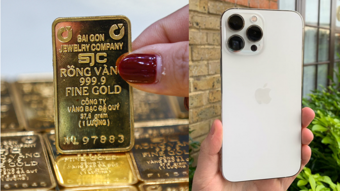 Giá vàng hôm nay tối 29/7: Vàng SJC, vàng 9999 bật tăng dữ dội sau nhịp giảm sâu, giá iPhone 13 Pro Max cũ rẻ
