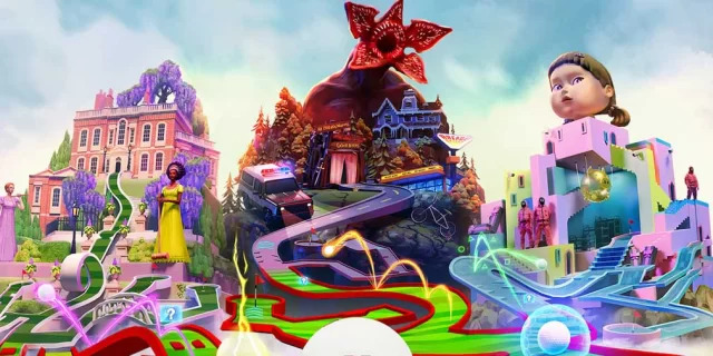 Netflix Minigolf đưa người chơi vào thế giới Squid Game, Stranger Things với lối chơi dùng điện thoại làm tay cầm