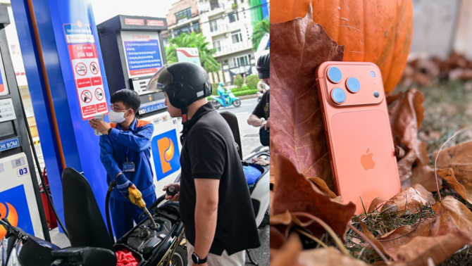 Giá xăng dầu hôm nay 8/8 lao dốc không phanh, dầu Diesel giảm hơn 17.000 từ đỉnh, giá iPhone 17 Pro rẻ bèo?