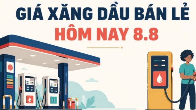 Cập nhật giá xăng dầu hôm nay 8/8 (chiều 8/8): 2 loại dầu lao dốc? xăng E5 và xăng E10 bao nhiêu?