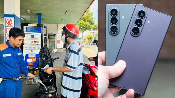 Giá xăng dầu hôm nay 9/8: Xăng E10 rẻ hơn 9.000 đồng từ đỉnh, E5 rẻ bèo, giá Samsung Z Fold 8 Ultra ra sao?