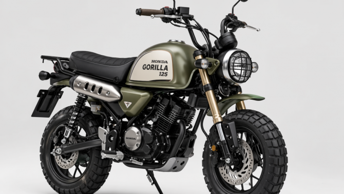 Honda Gorilla 125 có thể trở lại, chiếc Monkey 125 hóa thân thành mini-bike phiêu lưu