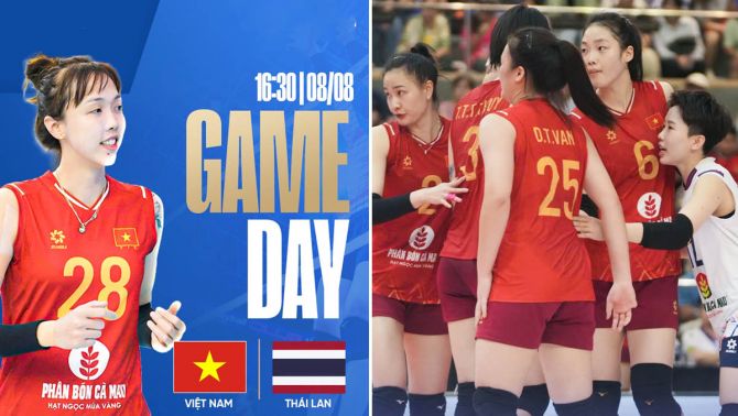 Link xem trực tiếp bóng chuyền nữ Việt Nam vs Thái Lan - VTV trực tiếp SEA V.Cup 2026 hôm nay 9/8