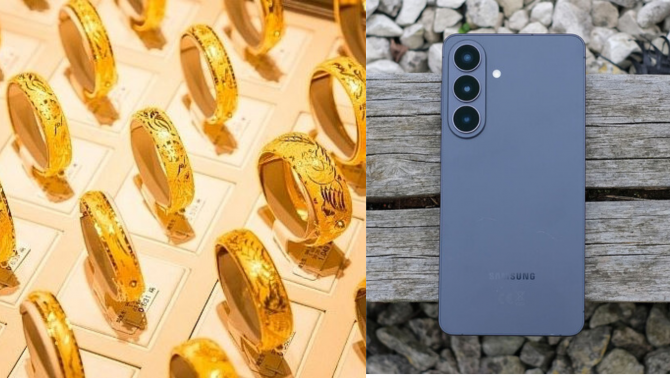 Giá vàng hôm nay tối 10/8 bật tăng, cao hơn vàng thế giới gần 6 triệu đồng, giá Samsung S26 Plus ra sao?