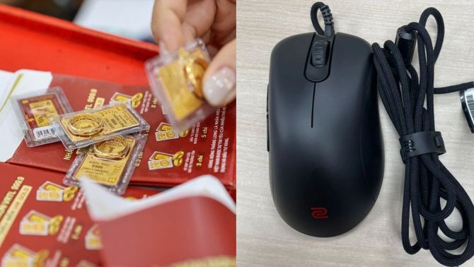 Giá vàng tối ngày 11/8: Đảo chiều đi xuống về mốc 143 triệu đồng, chuột gaming Zowie cũ giá rẻ cực hời