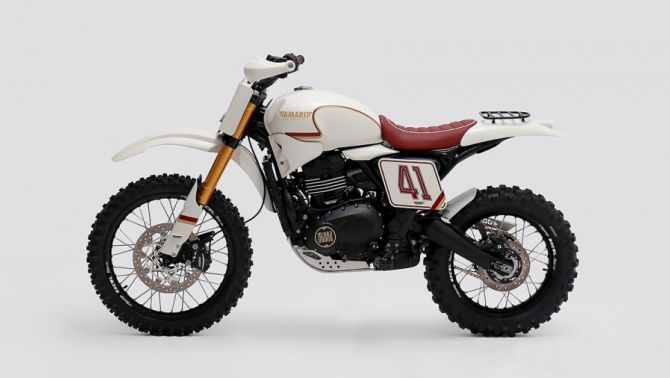 Tamarit biến Triumph Scrambler 400 XC thành chiến binh enduro Miura
