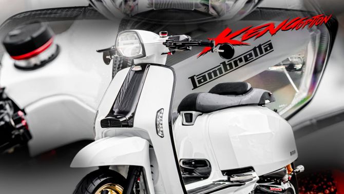 Lambretta V200 độ full đồ hiệu Brembo, Ohlins, carbon fiber và REMUS khiến dân chơi phải ngoái nhìn