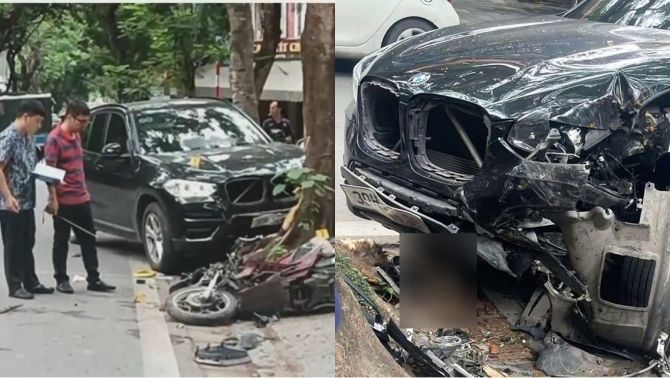 Nguyên nhân vụ tai nạn xe BMW liên quan ông Nguyễn Sỹ Cương ở đường Nguyễn Huy Tự