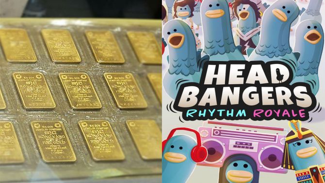 Giá vàng ngày 20/8: Bật tăng hơn 3 triệu đồng/lượng, game Headbangers sale 90%, giá chỉ 70.000 đồng