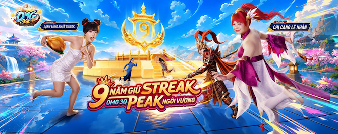 9 năm không hạ nhiệt, OMG 3Q giữ vững ngôi vương dòng game đấu tướng chiến thuật Tam Quốc