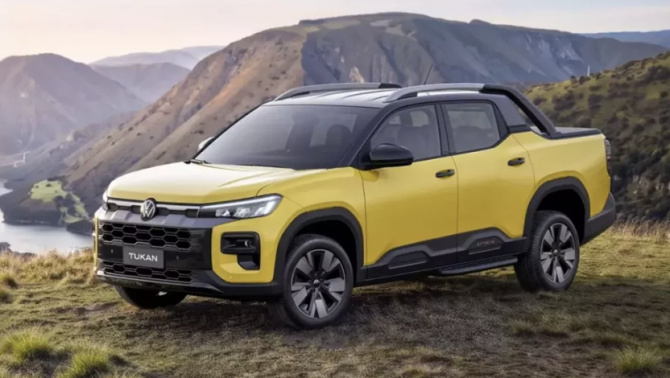 Volkswagen Tukan ra mắt: Bán tải hybrid ‘gọn’ hơn Ford Ranger và Hilux, sử dụng khung gầm T-Cross