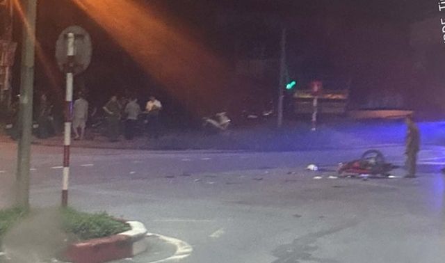 Hiện trường vụ va chạm sau đêm chung kết bóng đá, 2 thanh niên ở Hải Phòng thương vong