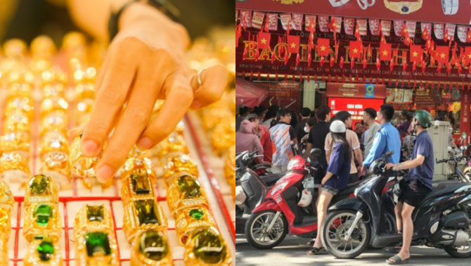 Bảng giá vàng hôm nay 27/8: Vàng SJC vàng nhẫn 9999 'đổi ý' tăng đột ngột, 2 nhà vàng đi trái ngược