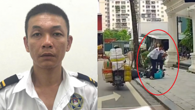 Vụ bảo vệ khu đô thị Louis Hoàng Mai đánh nam shipper: Hé lộ lời khai về nguyên nhân ra tay