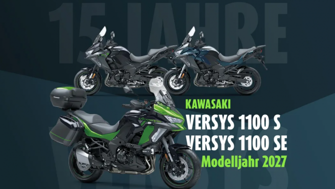 Kawasaki Versys 1100 2027 - Bản S mới 'thế chỗ' bản tiêu chuẩn, trang bị ngon hơn nhưng giá tăng